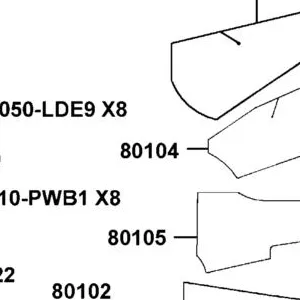 80104-ALC1-E00 SHIELD LH LOWER — diagram cutout