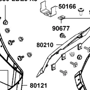 80210-ALC1-E00-N1R MUDGUARD R RR SIDE (Black) — diagram cutout
