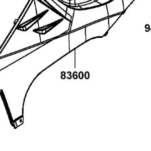 83600-ALC1-M00-N1R COVER L SIDE (Black) — diagram cutout