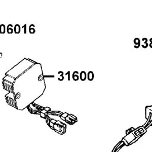 31600-PRB2-900 REG RECT COMP — diagram cutout