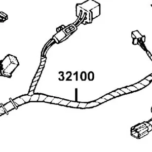 32100-ALC1-900 HARNESS WIRE — diagram cutout