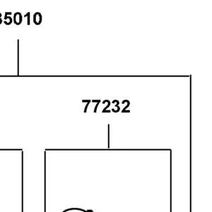 77232-GLW0-305-M2 LOCK SET FUEL LID — diagram cutout