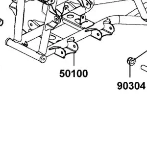 50100-ALC1-900 BODY COMP FRAME — diagram cutout