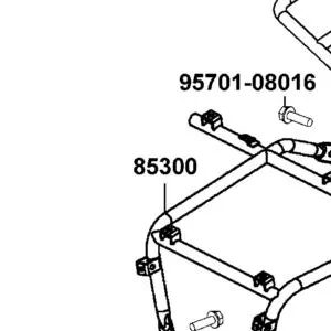 85300-ALC1-E00 SUPPORT PIPE COMP RACK — diagram cutout