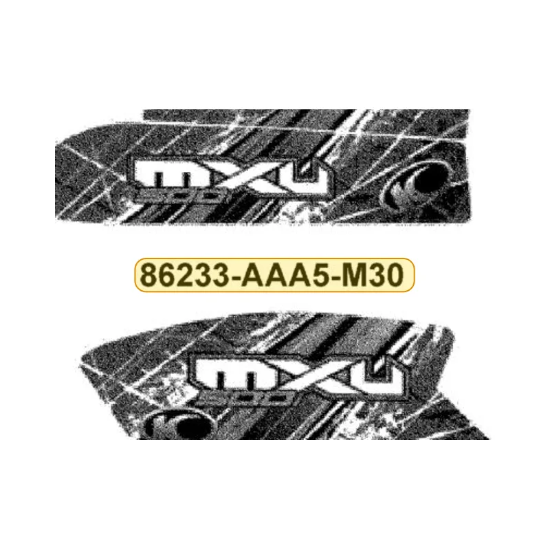 86233-AAA5-M30-T09 STRIPE L FUEL TANK — diagram cutout