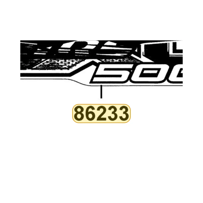 86233-LKA8-E61-T02 STRIPE L FUEL TANK — diagram cutout