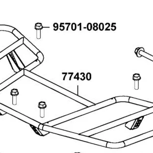 77430-ALC1-E00 CARRIER FR RACK — diagram cutout