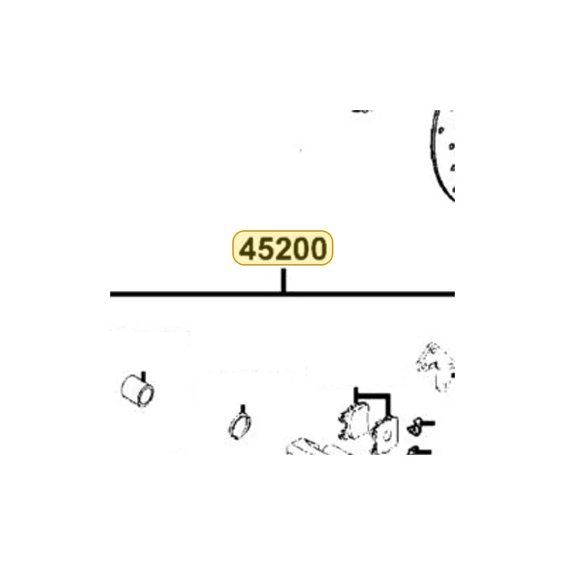 45200-ALC1-E00-NJA CALIPER ASSY FR BRK-LH (Silver) — diagram cutout
