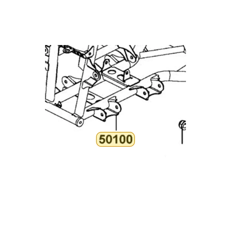 50100-ADA1-900 BODY COMP FRAME — diagram cutout