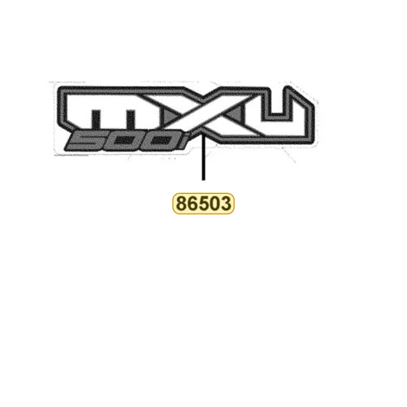 86503-ALC1-M30-T01 STRIPE FRONT PANEL — diagram cutout
