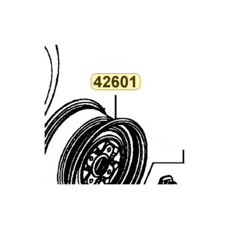 42601-LKA8-900 WHEEL RR CAST — diagram cutout