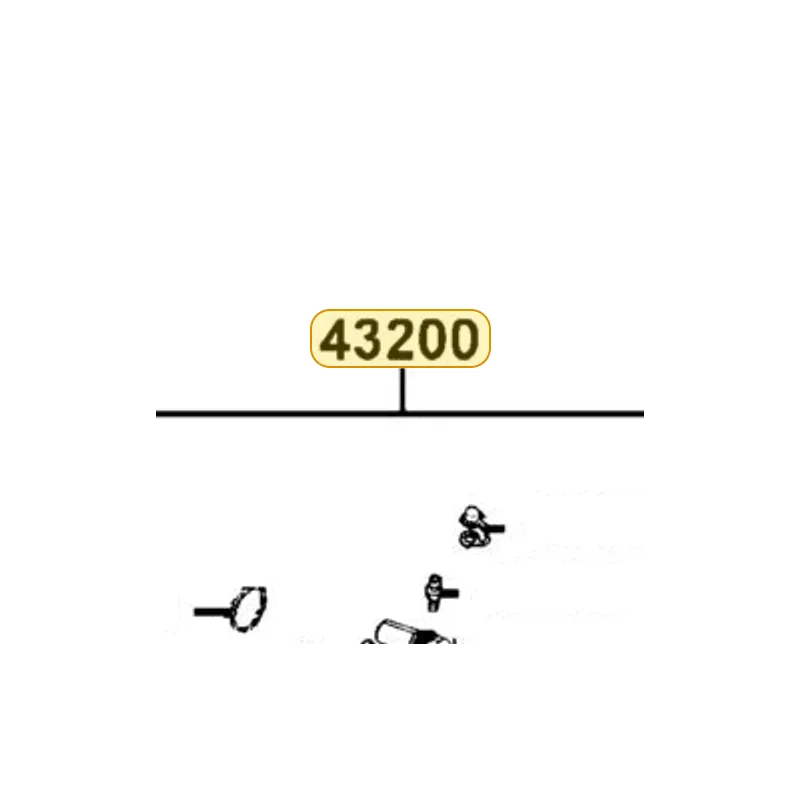43200-LFE9-900 CALIPER ASSY RR BRK **NJA C.P.N. — diagram cutout