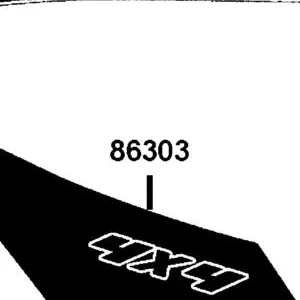 86303-ALC1-M30-T01 STRIPE 4X4 R SIDE — diagram cutout