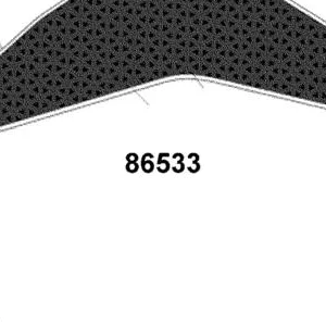 86533-ALC1-M30-T03 STRIPE L FENDER FR — diagram cutout