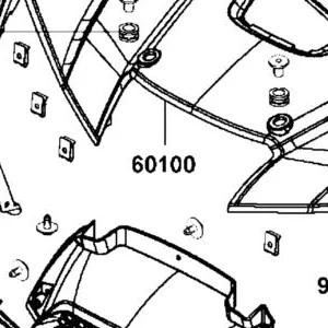 60100-AGA8-E00-C3R FENDER FRONT — diagram cutout