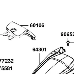 60106-AGA8-E00-C3R LID TOOL BOX — diagram cutout