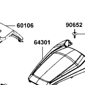 64301-AGA8-E00-C3R PANEL FRONT — diagram cutout