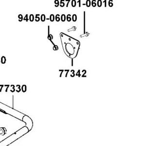 77342-AGB3-E00 STAY BRAKE SENSOR — diagram cutout