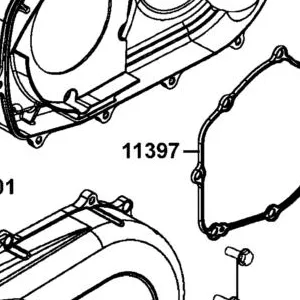 11397-LKM5-E00 GSAKET CVT CASE FRONT — diagram cutout