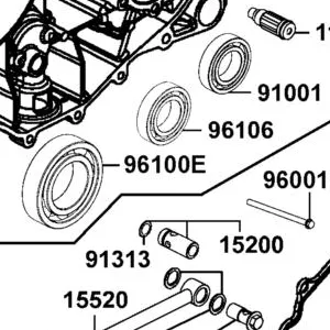96100-LBA2-E00 BRG BALL RADIAL 6304 — diagram cutout