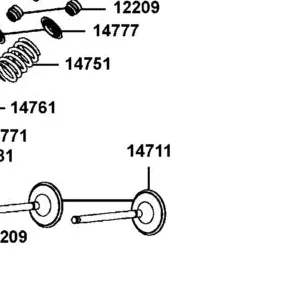 14711-LKM5-E00 VALVE. INLET — diagram cutout