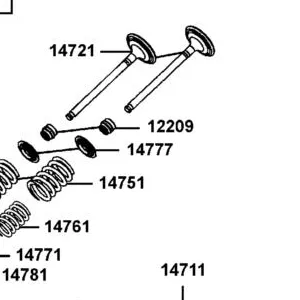 14777-LKM5-E00 SEAT. VALVE SPRING — diagram cutout