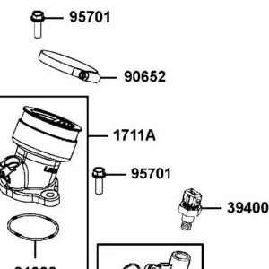 1711A-LKM5-900 PIPE ASSY INLET — diagram cutout