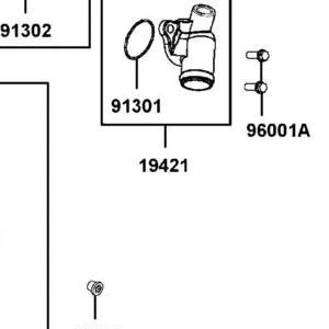 19421-LKM5-E00 JOINT COMP.. WATER HOSE — diagram cutout