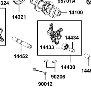 90012-LKF5-E00 SCREW TAPPET ADJUSTING — diagram cutout