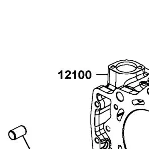 12100-LKM5-E00 CYLINDER COMP (A) — diagram cutout