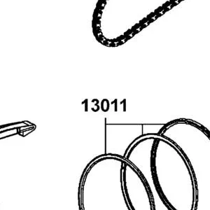 13011-LKM5-E00 RING SET PISTON — diagram cutout