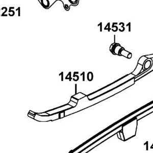 14510-LKM5-E00 TENSIONER CAM CHAIN — diagram cutout