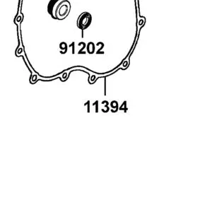 11394-LKM5-E00 GASKET. R. COVER A — diagram cutout