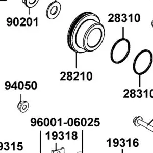 28210-LKM5-E00 BOSS RACHET — diagram cutout