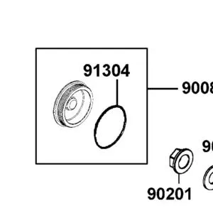 91304-LKM5-E00 O-RING 17.8x2.4 — diagram cutout