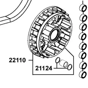 21124-LKM5-E00 OIL SEAL 42X51X4
