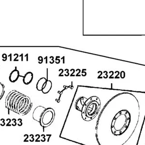 23225-LKM5-E00 PIN ROLLER GUIDE — diagram cutout