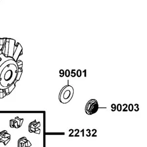 90501-LKM5-E00 WASHER THRUST 20MM