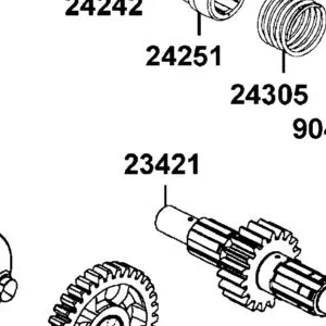 23421-LKM5-E00 SHAFT COUNTER — diagram cutout