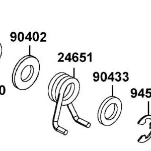 24651-LKM5-E00 SPRING GEAR SHIFT RETURN — diagram cutout