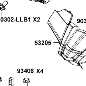 53205-AGA9-600-NEP COVER.HANDLEBAR — diagram cutout
