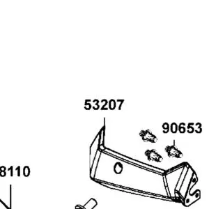 53207-ADG6-E00-N1R PROTECTOR R HANDLE (Black) — diagram cutout