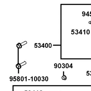 53400-ALC1-E01-N8S A-ARM ASSY FRONT UPPER R — diagram cutout