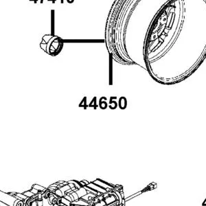 44650-AGA9-M00 WHEEL SET FRONT — diagram cutout