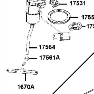 17564-AGA8-E00 TUBE FILTER — diagram cutout