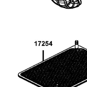 17254-LKM5-E00 PUNCHING PLATE — diagram cutout