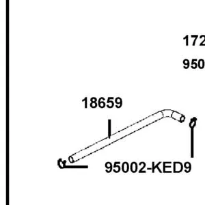 18659-LKM5-E00 TUBE. BREATHER — diagram cutout