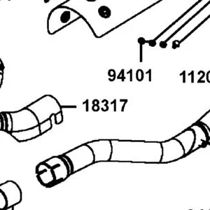 18317-AGA8-E00 PROTECTOR A COMP. MUFFLER — diagram cutout