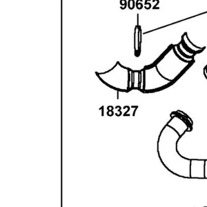 18320-LKM5-E00 PIPE COMP EXHAUST — diagram cutout