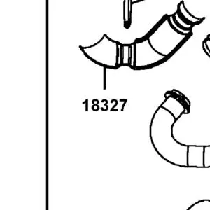 18327-AGA8-E00 PROTECTOR C EXH. PIPE — diagram cutout